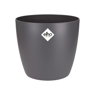 Elho Curved Edge Plant Pot - Anthracite